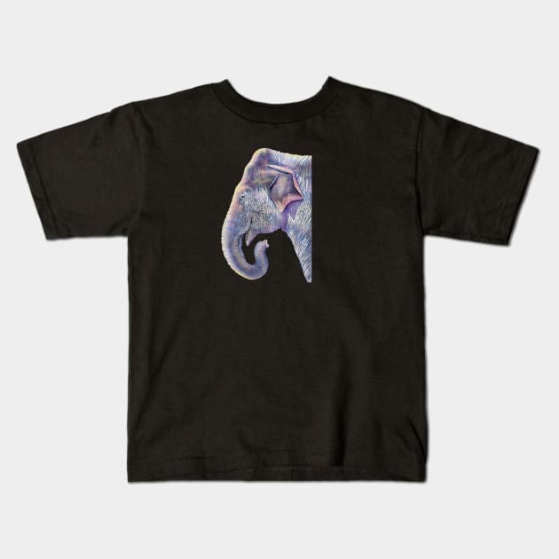 Elephant Kids T-Shirt by Tim Jeffs Art